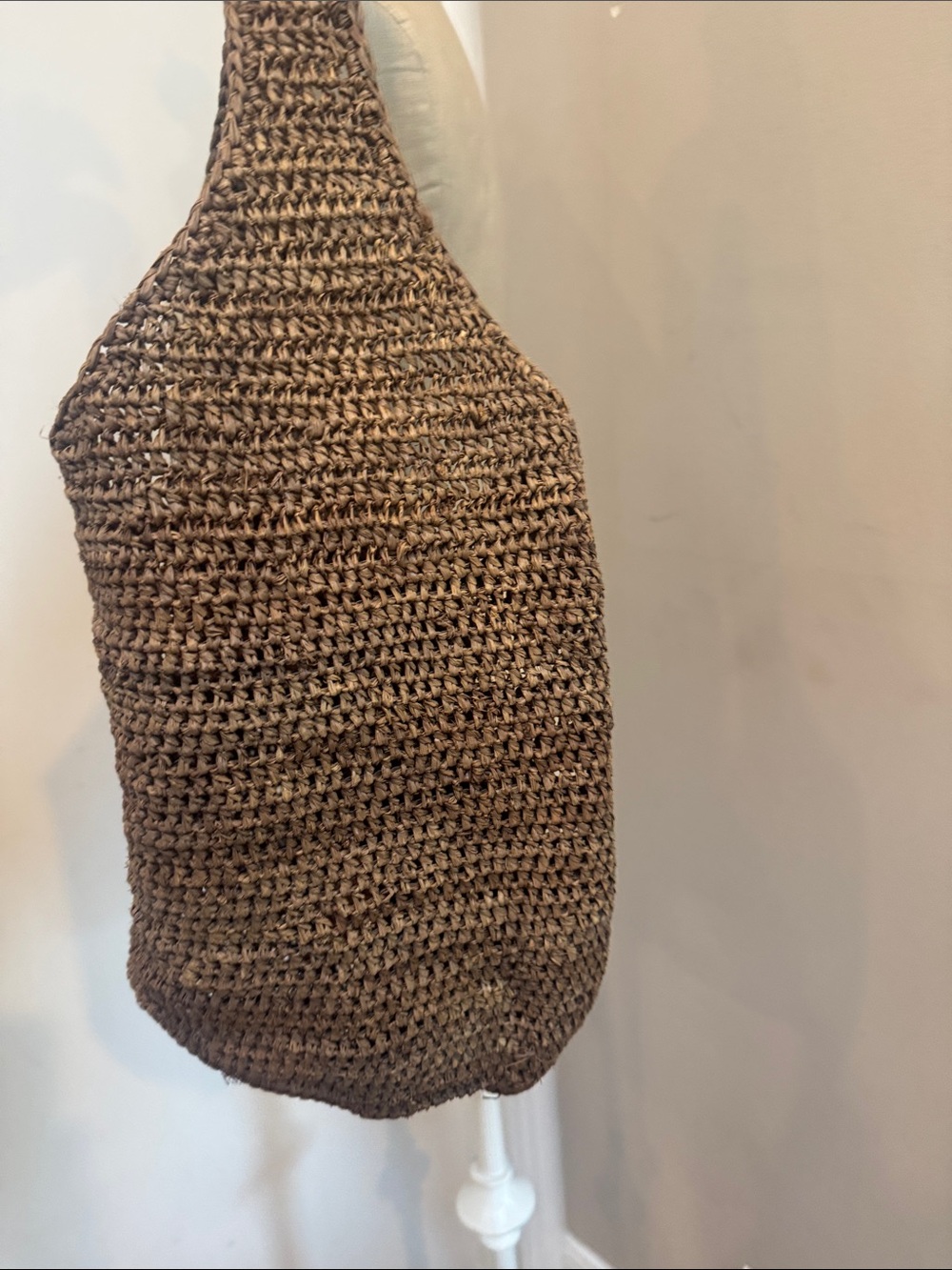 Helen Kaminski Raffia Chrochet  Sac Shoulder Tote Bag - Picture 4 of 6
